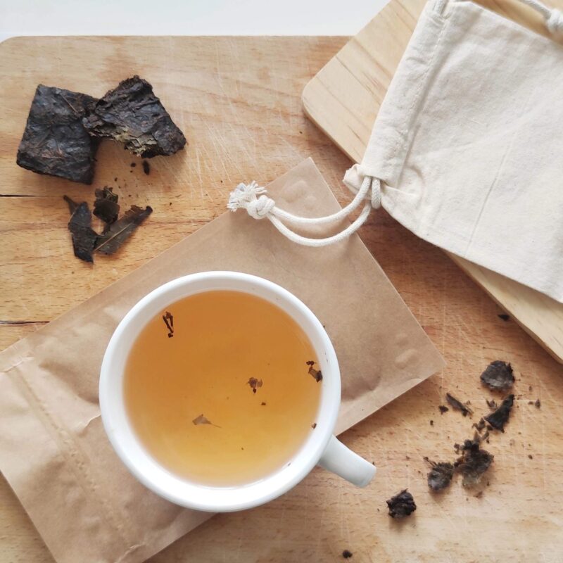 napar z herbaty japońskiej pu erh goishicha
